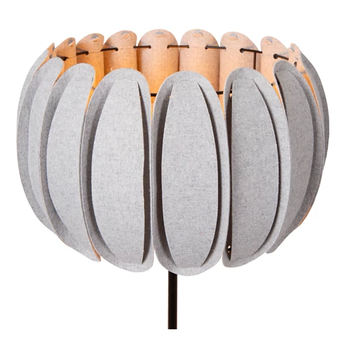 Lucide SPENCER - Floor lamp - Ø 40 cm - 1xE27 - Grey - detail 1